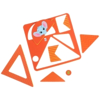 Детская развивающая игра EVA &laquo;Маленький строитель 1&raquo;, изучение форм / цветов, виды МИКС, Крошка Я