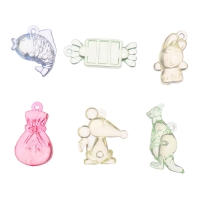 Набор для опытов &laquo;Эпоксидная смола&raquo;, брелоки с наполнением, 3 молда