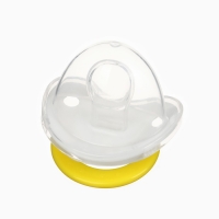 Соска - пустышка ортодонтическая &laquo;Цветы&raquo;, +6 мес., цвет желтый