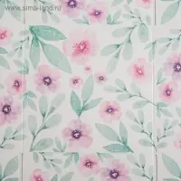 Кондитерская упаковка, коробка для макарун с пластиковой крышкой, &laquo;Весенний подарок&raquo;, 12 х 12 х 3.5 см