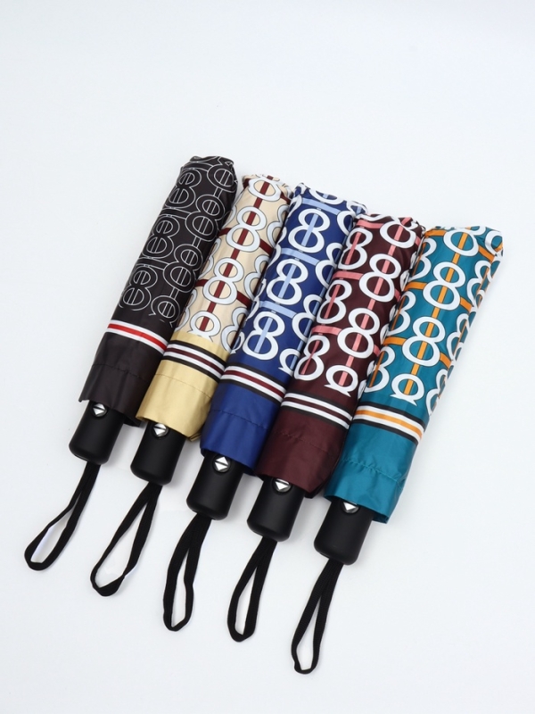 Зонт автоматический &laquo;Геометрия&raquo;, эпонж, 3 сложения, 8 спиц, R = 48/55 см, D = 110 см, цвет МИКС