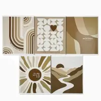 Тетрадь в клетку, 48 л., А5, на скрепке, блок №1 Sand МИКС