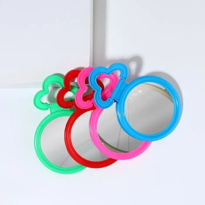 Зеркало настольное - подвесное &laquo;Круг&raquo;, d зеркальной поверхности 6.7 см, МИКС