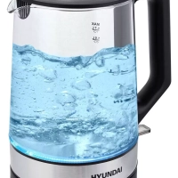 Чайник HYK-G8808 1,7л 2200Вт черный (стекло)