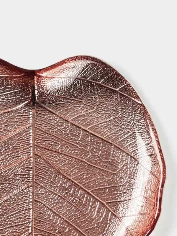 Блюдо сервировочное "КРАСКИ ОСЕНИ" 17 см, лист