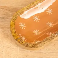 Подставка под благовония "Сани" 28х10х3 см, манговое дерево