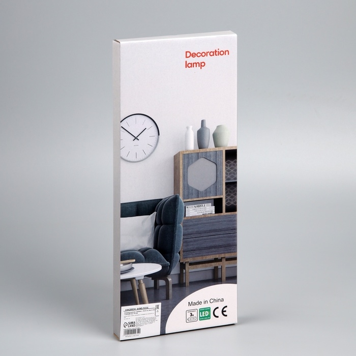 Неоновая вывеска &laquo;Любовь&raquo; 35 x 13 см, батарейки AAx3 (нет в комплекте) + USB, свечение тёплое белое