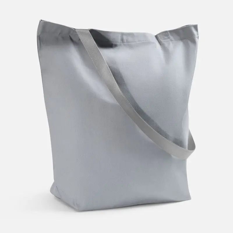 Шопер B5, серый с серыми ручками