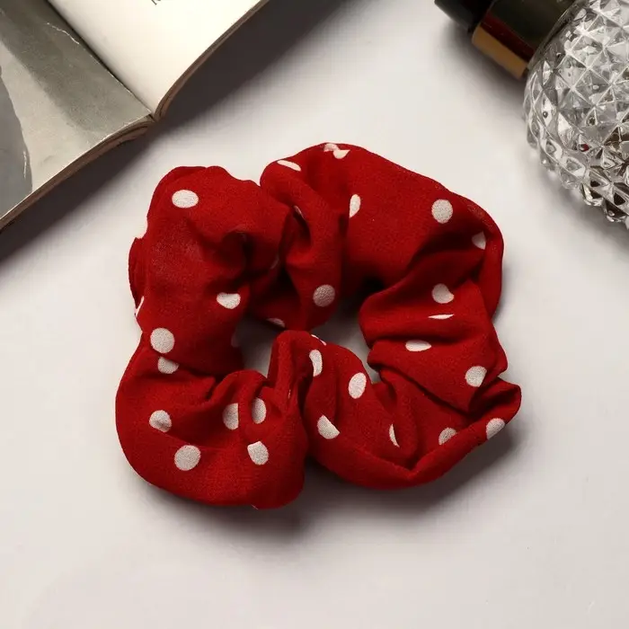 Резинка для волос "Орбита" классика горох, 10 см, микс