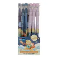 Ручка гелевая &laquo;Космонавт/Ракета/Летающая тарелка&raquo; со стираемыми чернилами, 0.5 мм, синий корпус, МИКС