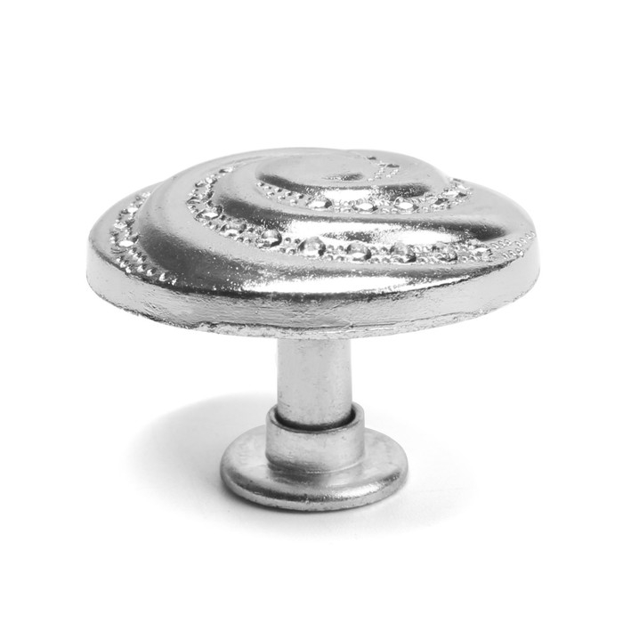 Ручка кнопка ТУНДРА РК018CP, цвет хром, 8 шт TMP