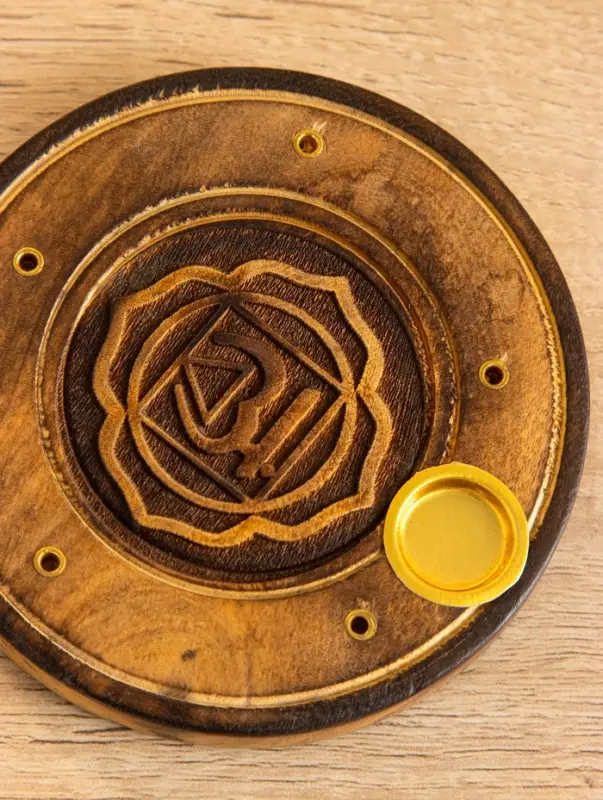 Подставка под благовония "Чакра" дерево 10 см