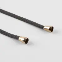 Наконечник для шнура, d=5 мм, 14&times;9 мм, 4 шт., цвет золотой