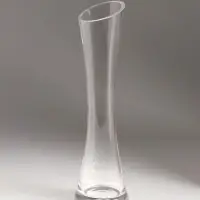 Ваза стекло настольная "Николетт" 20х5 см, прозрачный