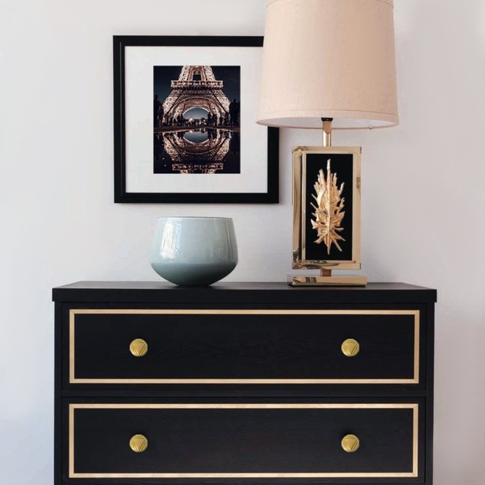 Ручка кнопка ТУНДРА РК014GP, цвет золото, 8 шт TMP