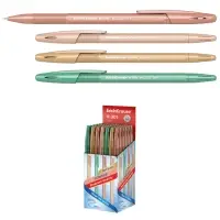 Ручка шариковая ErichKrause R-301 Powder Stick, узел 0.7 мм, цвет чернил синий, корпус пастель МИКС