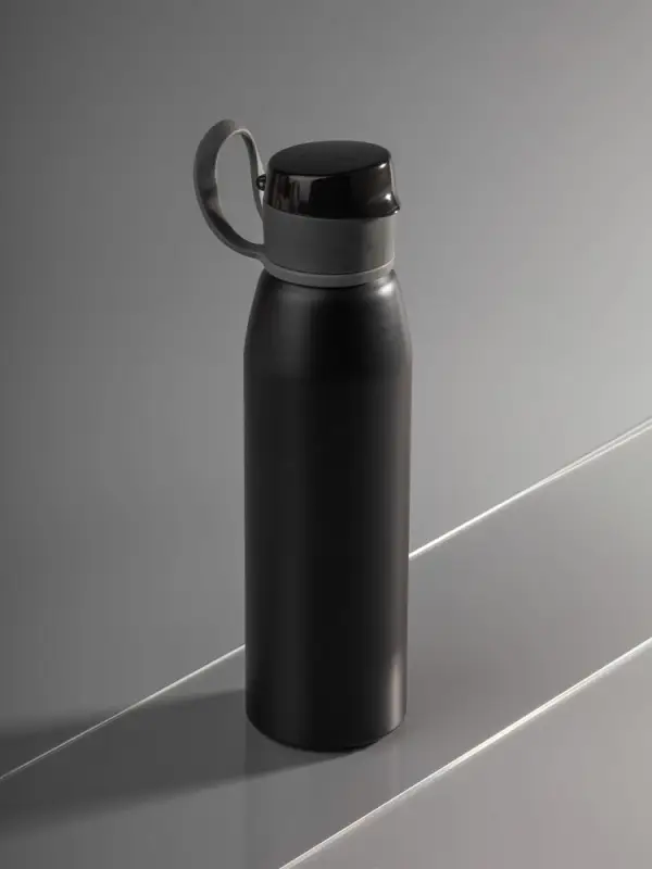 Бутылка для воды Billy Gym, матовая черная