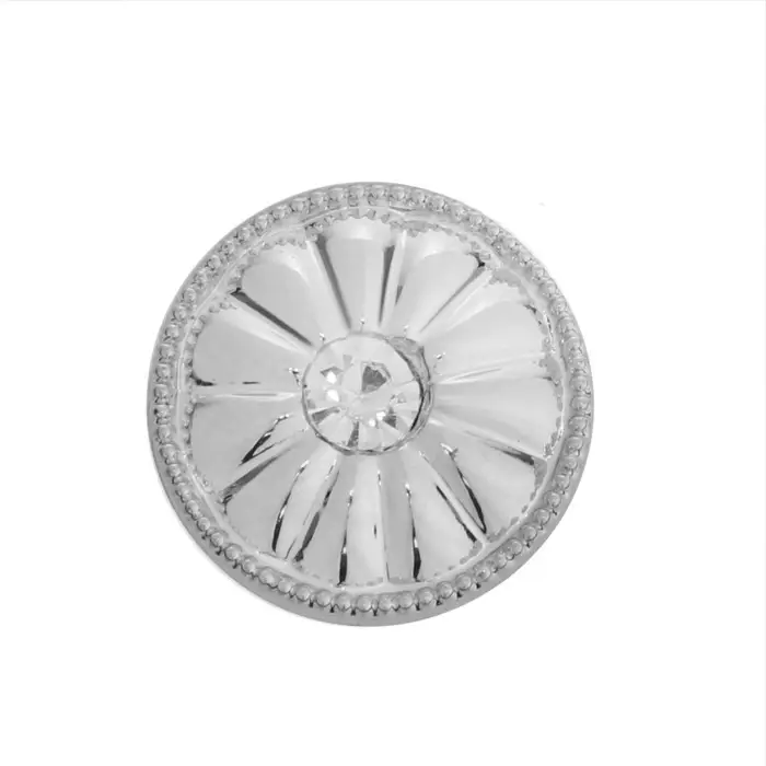 Ручка кнопка ТУНДРА РК116GP, цвет хром