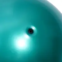 Мяч для художественной гимнастики Металлик, диаметр 19см, цвет зеленый