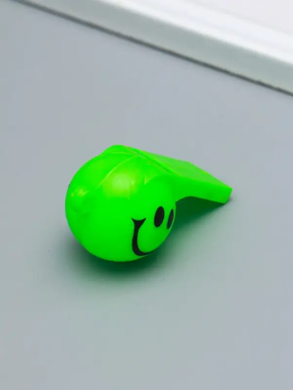 Свисток пластик "Смайл", МИКС