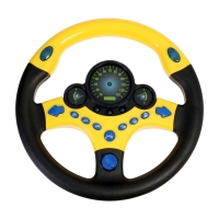 Руль музыкальный "Cупер водитель", свет и звук , работает от батареек В ПАКЕТЕ