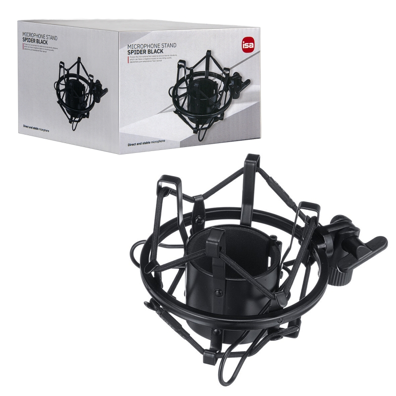 Держатель микрофона металл противоударный MC-1 ISA (паук) (100шт/кор)