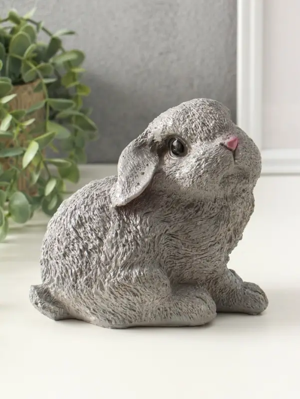 Копилка "Серый зайка" 15 см