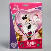 Шар воздушный &laquo;Мышка&raquo;, 18 дюйм, фольгированный, Минни и единорог