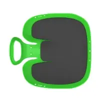 Санки-ледянки с мягкой сидушкой &laquo;Вираж&raquo;, зеленые, 39&times;37см