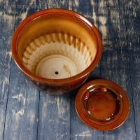 Горшок цветочный "Болеро №1" 10 л, 21 &times; 30 см, 1 сорт, коричневый