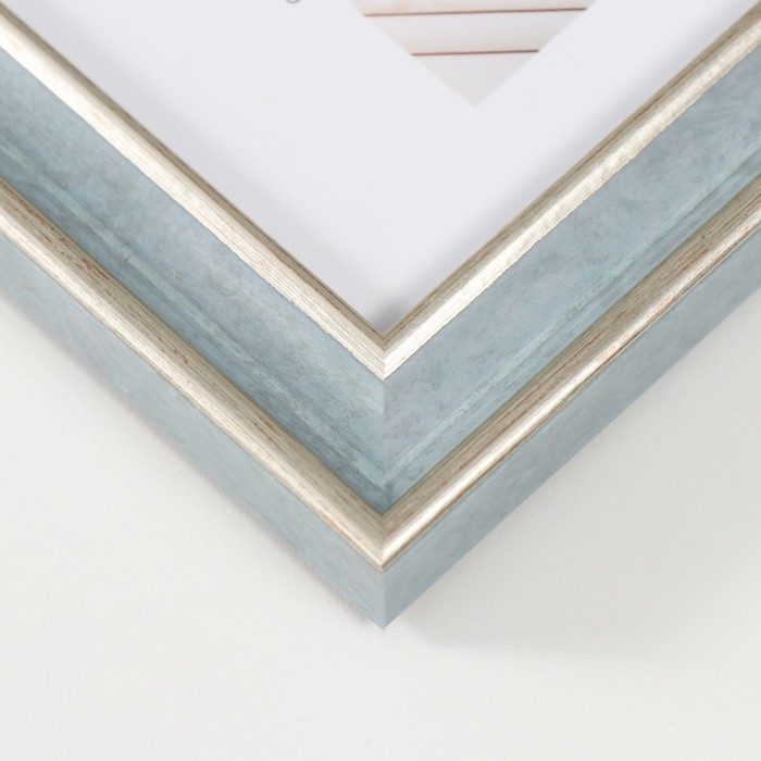 Фоторамка пластик "МИРАМ" 10х15 см, 642498-4, морской (пластиковый экран)