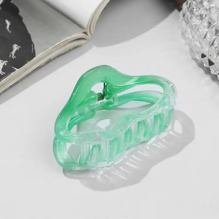 Крабик для волос &laquo;Альба&raquo;, овал колор, 7 см, МИКС