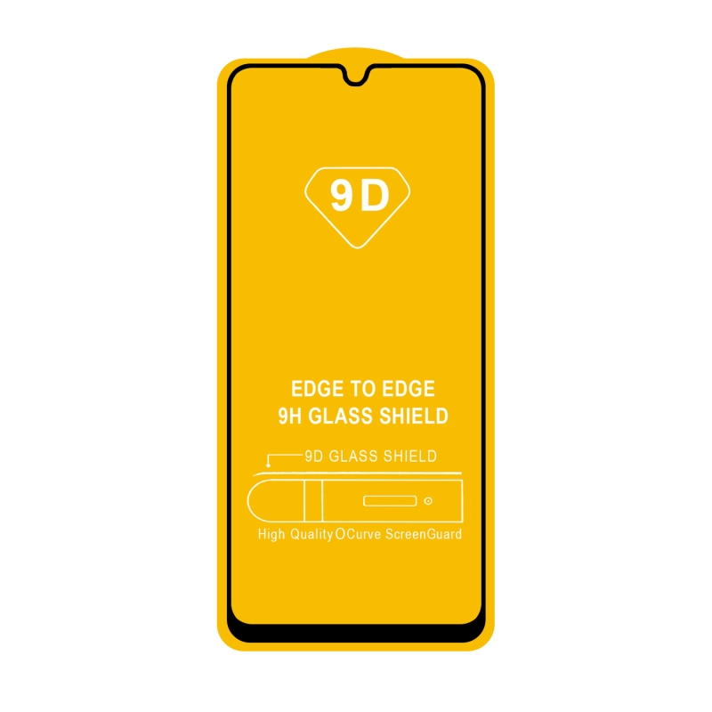Защитное стекло Samsung A33 с рамкой 9H Full Glue без упаковки (25 шт./уп.)