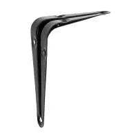 Кронштейн, 100&times;75&times;0.8 мм, черный, 1 шт.