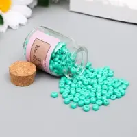 Бисер круглый 6/0 в бутылочке "Изумрудный" 20 гр