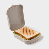 Бутербродница RICCO, 17&times;13&times;4.2 см, с декором Чемита