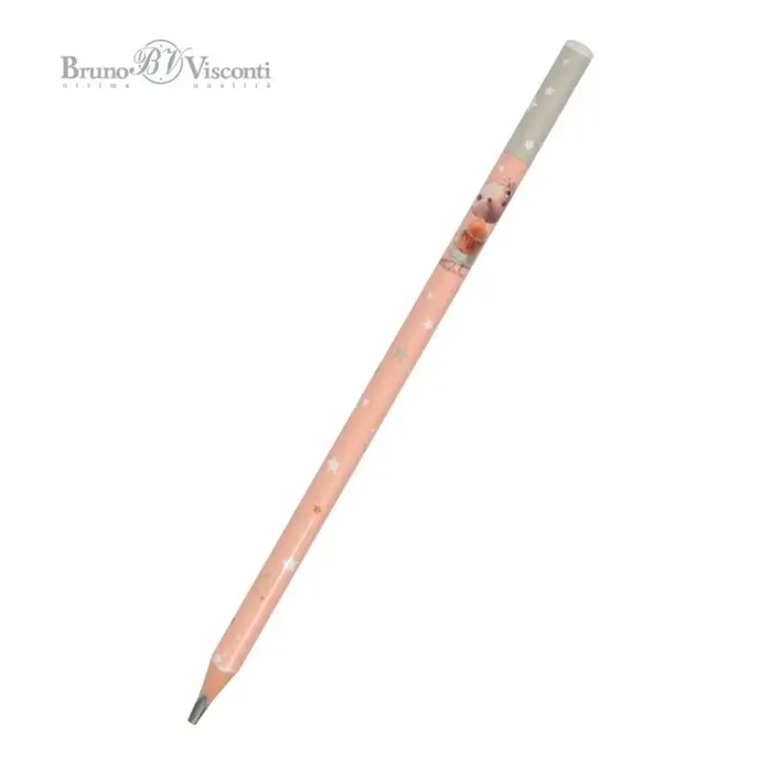 Карандаш чернографитный 3.0 мм ArtGraphix Zefir "Мышка", HВ, трёхгранный, пластиковый корпус