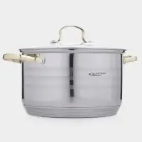 Кастрюля 5,5 л "ЭЛИС ГОЛД" ф24х13,5 см