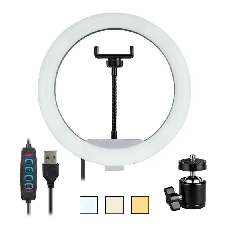 Селфи кольцо 33СМ M-33 13" JBH бриллиантово-черный (30 штук)