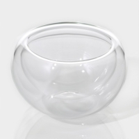 Набор пиал стеклянных с двойными стенками Magistro &laquo;Сакура&raquo;, 50 мл, 6 шт