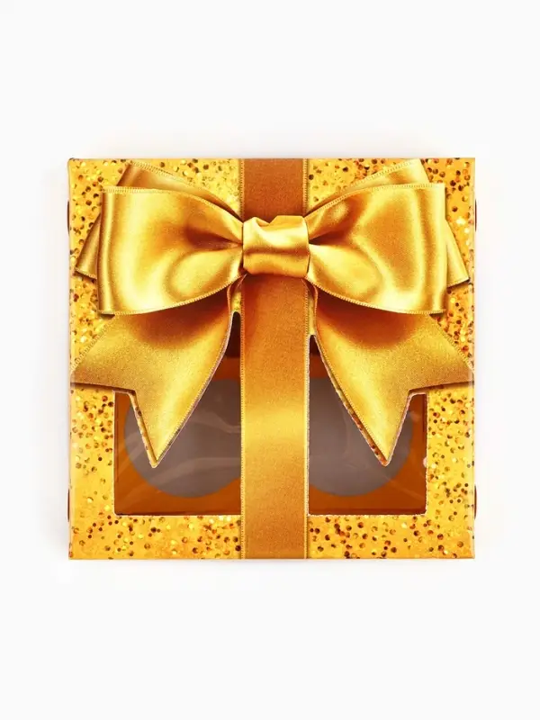 Коробка для конфет &laquo;Бант&raquo;, скретч-слой, 10.5х10.5х3.5 см