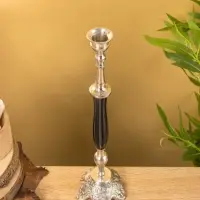 Подсвечник &laquo;Пьедестал&raquo;, латунь, смола, 8.5&times;8.5&times;33 см