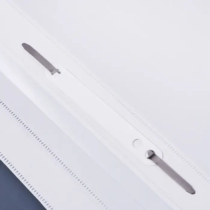 Папка-скоросшиватель Calligrata, А5, 180 мкм, с прозрачным верхом, белая