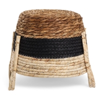 Набор кашпо "Инга" синяя полоса, 20,5х25/25,5х28/27х33см