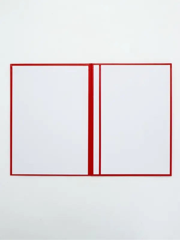 Папка адресная бумвинил А4 (пухлая) "Выпускнику" красная