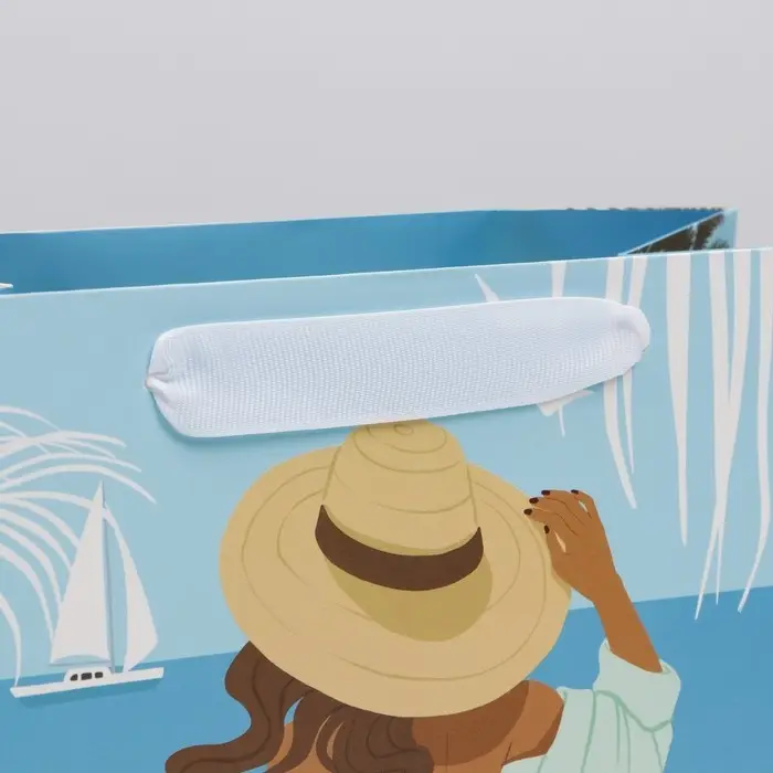 Пакет подарочный ламинированный квадратный, упаковка, &laquo;Круиз&raquo;, 22 х 22 х 11 см