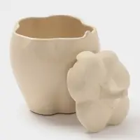 Горшок для запекания Борисовская керамика &laquo;Перец&raquo;, 650 мл, бежевый