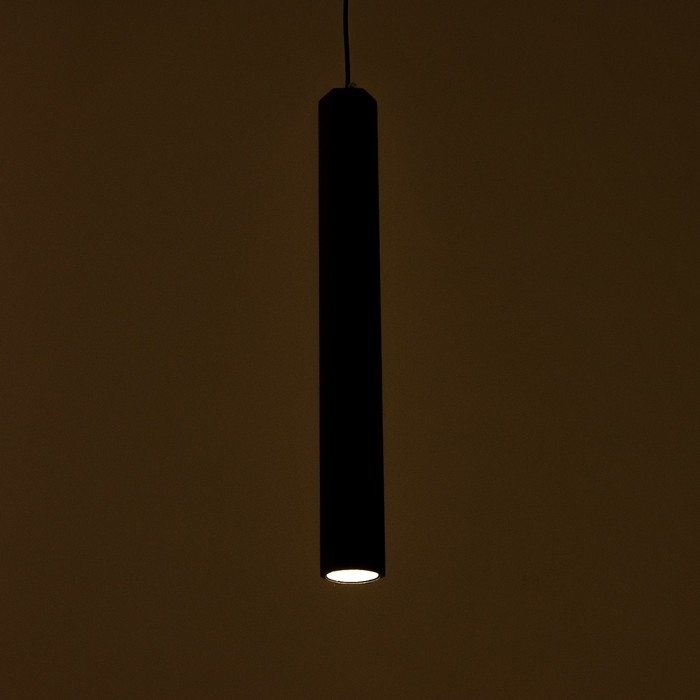 Светильник подвесной "Моэм" LED 5Вт 4000К черный 4х4х40-140см