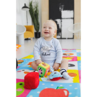 Игровой коврик для детей на фольгированной основе &laquo;Малыши зверята&raquo;, размер 180х150x0,5 см, Крошка Я