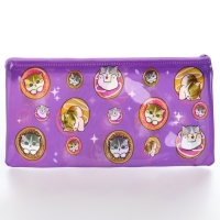 Пенал школьный мягкий плоский 9,5 х 20,5 ПВХ &laquo;1 сентября: Котятки&raquo; МИКС